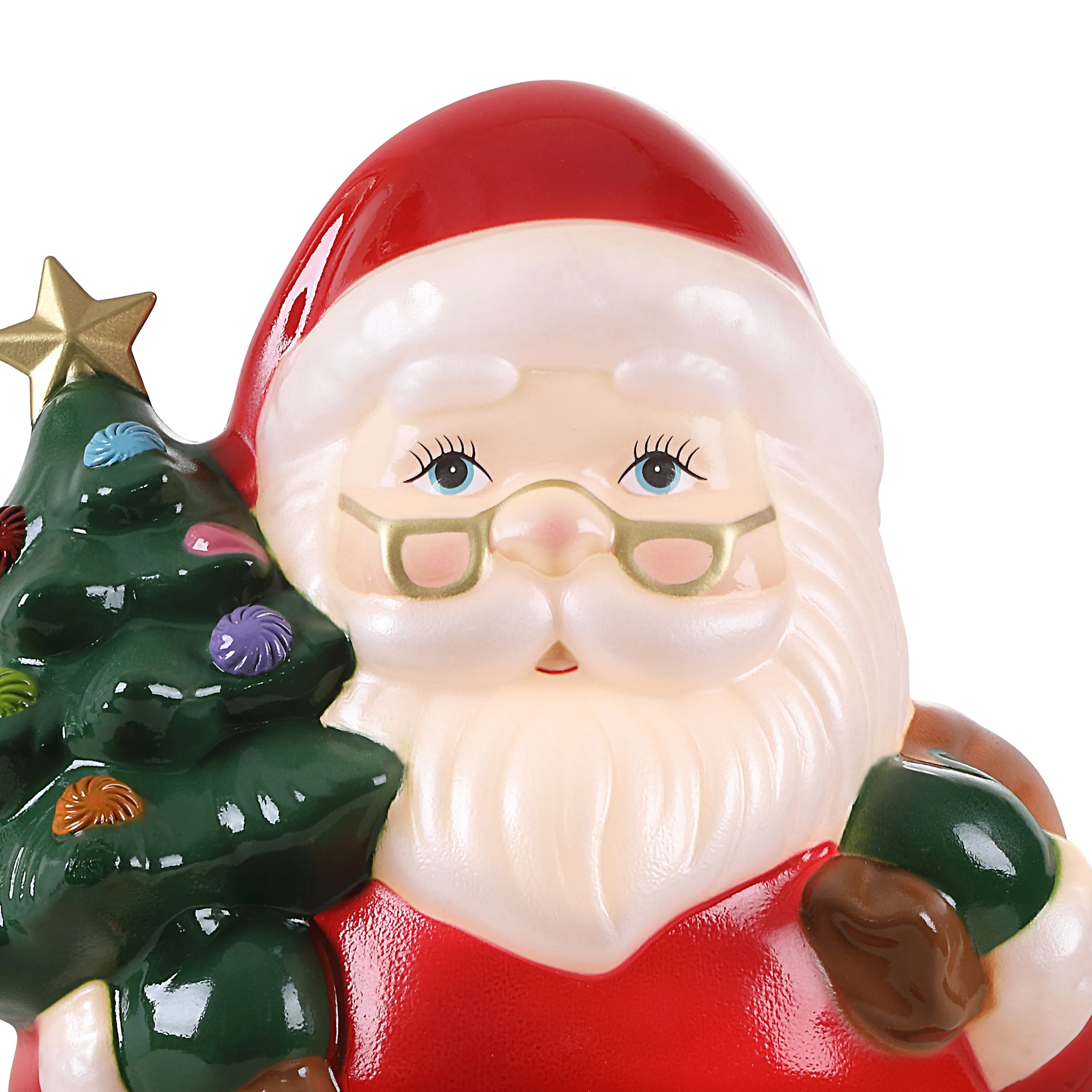 24 in. Lit Santa Blow Mold