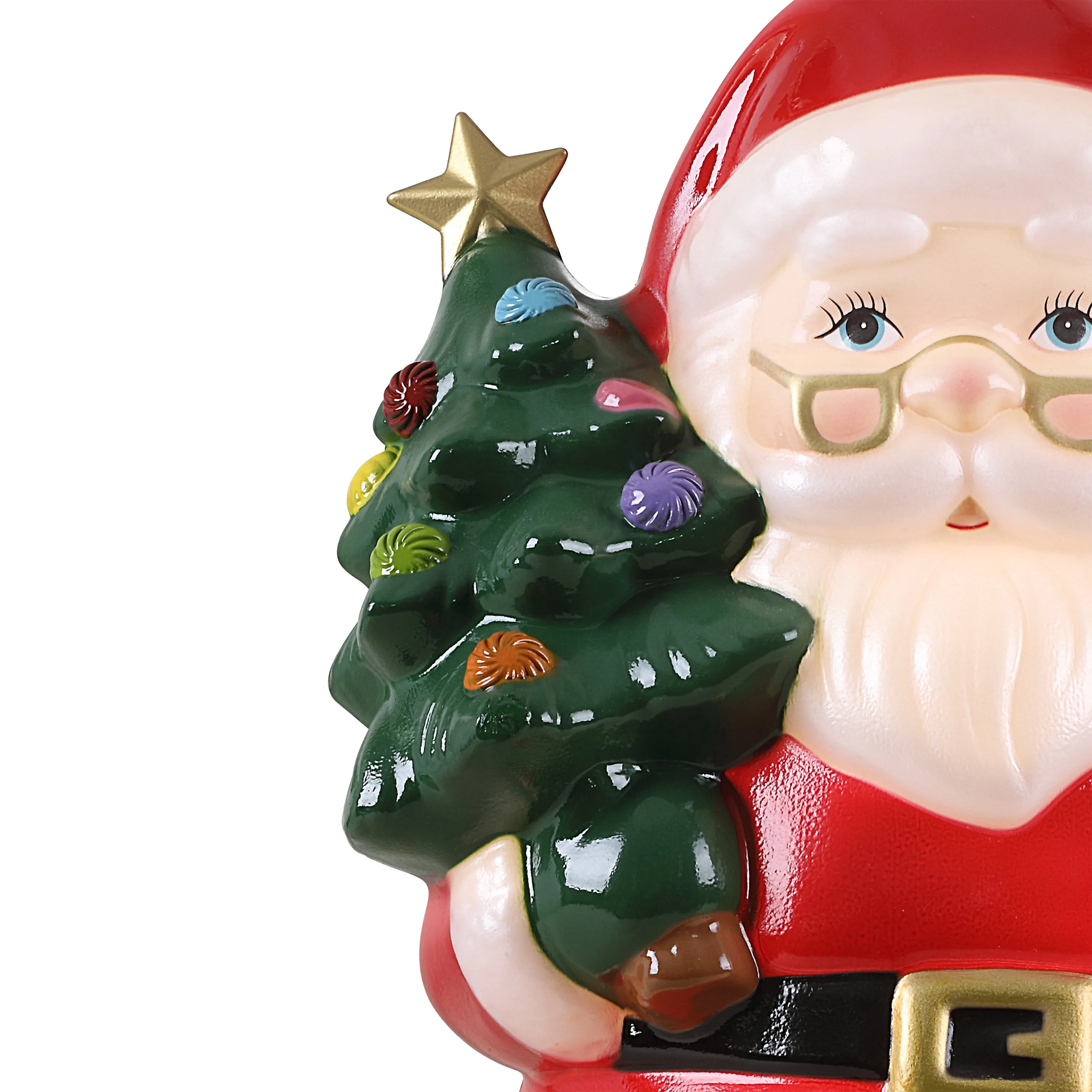 24 in. Lit Santa Blow Mold