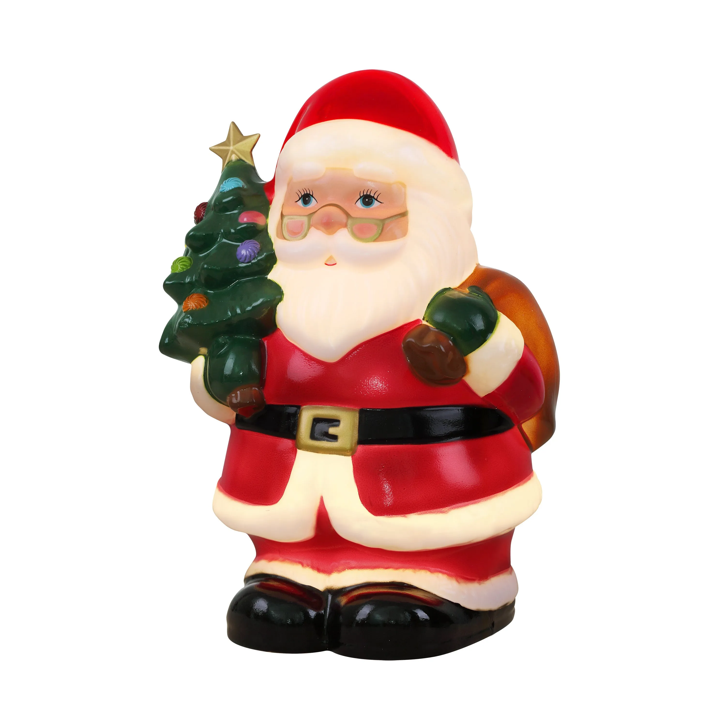 24 in. Lit Santa Blow Mold