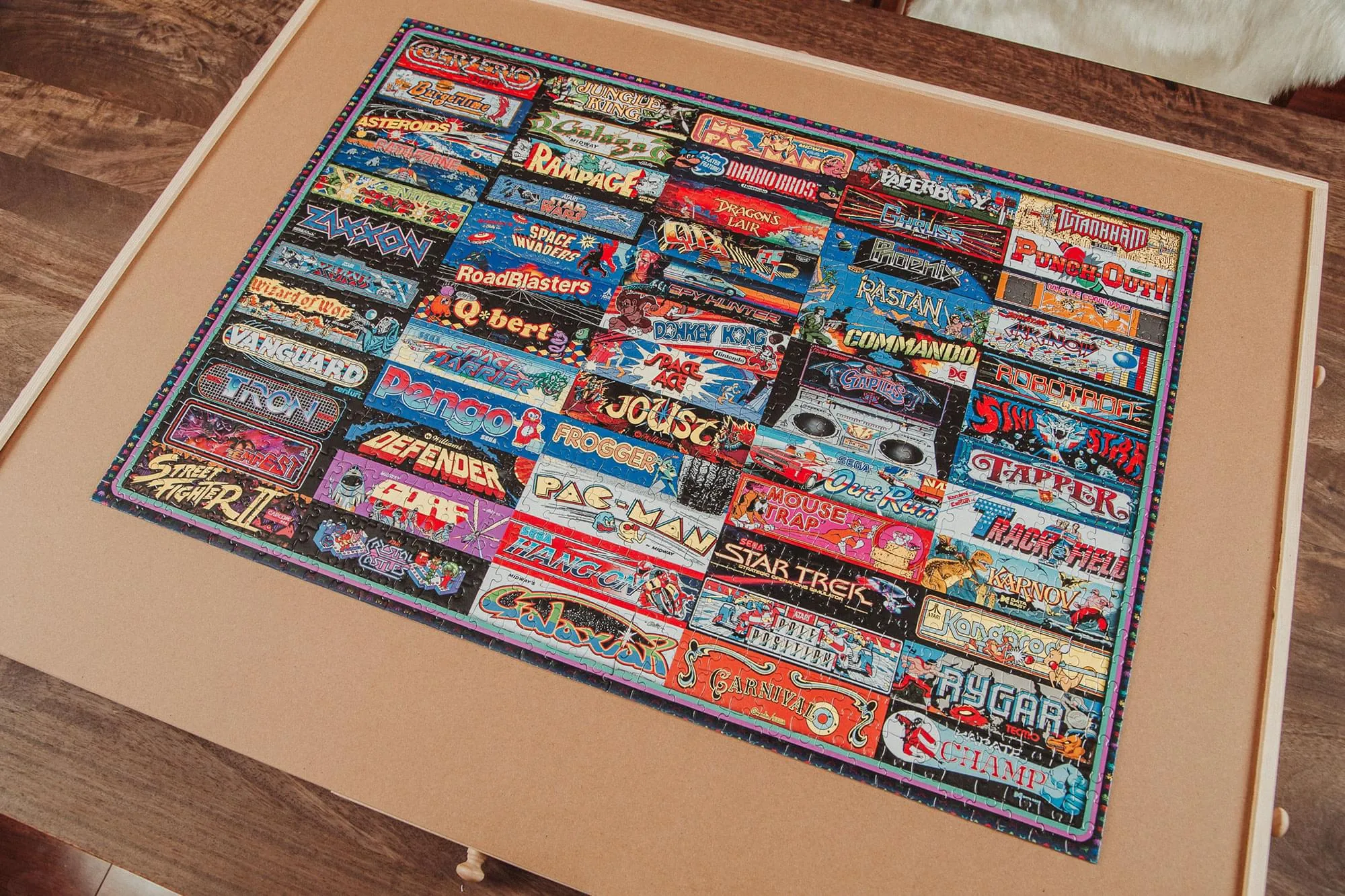 Arcadeageddon! Retro Arcade Game Collage 1000-Piece Jigsaw Puzzle