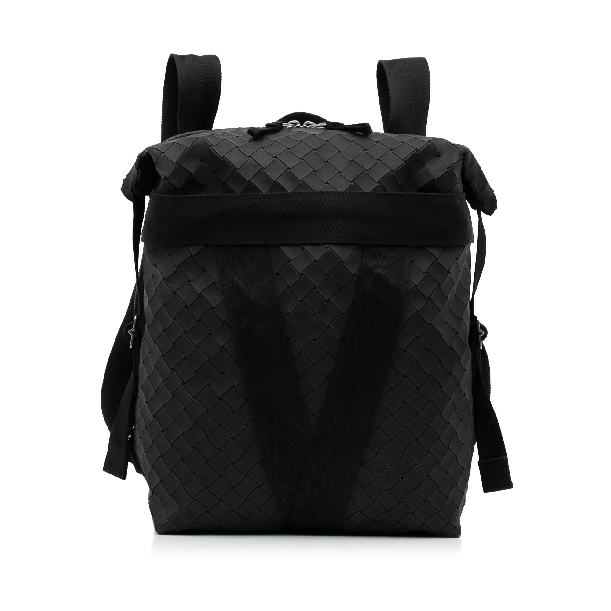 Bottega Veneta Intrecciato Fold Over Backpack (SHG-R22uZy)