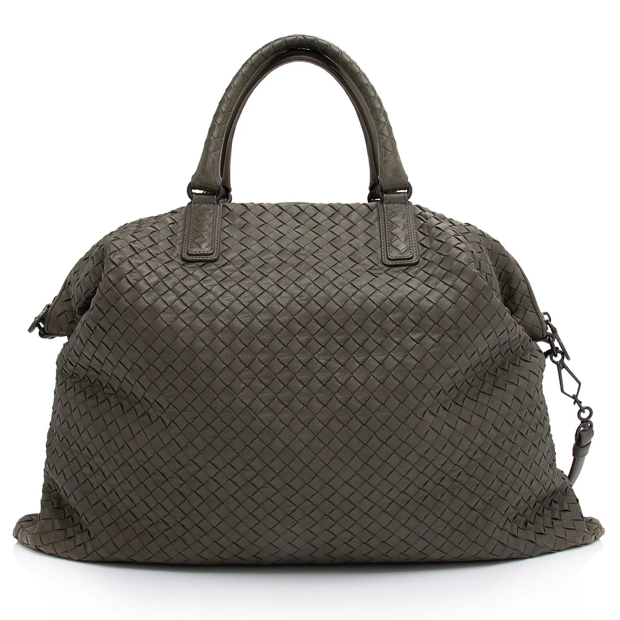 Bottega Veneta Intrecciato Nappa Leather Convertible Maxi Tote (SHF-Ge67HA)