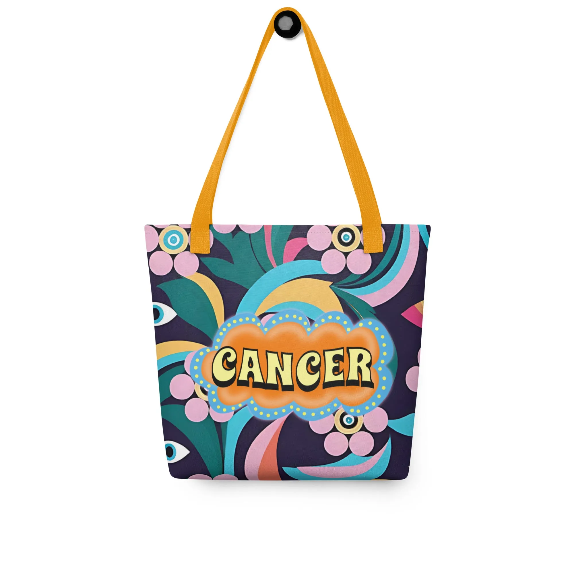 Cancer Zodiac Evil Eye Tote bag