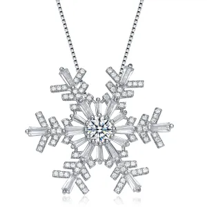 Champéry Snowflake Midi Pendant Necklace