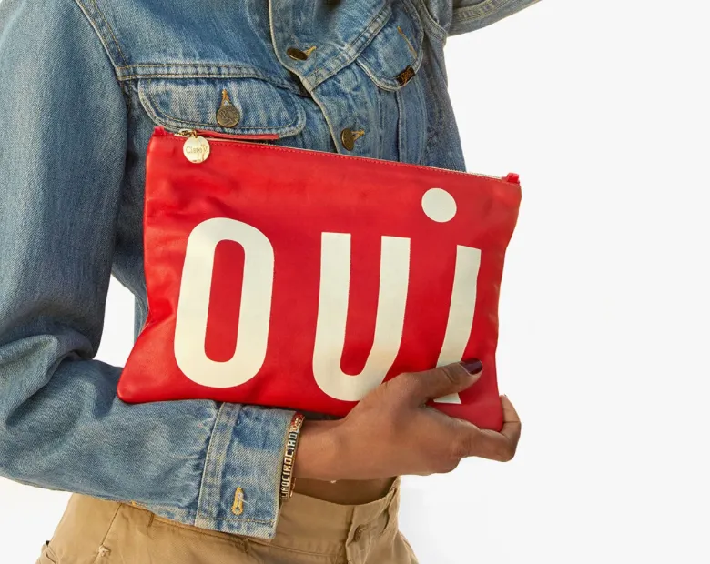 Cherry Oui Flat Clutch