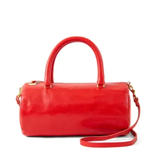 Cherry Red Top Handle Bag