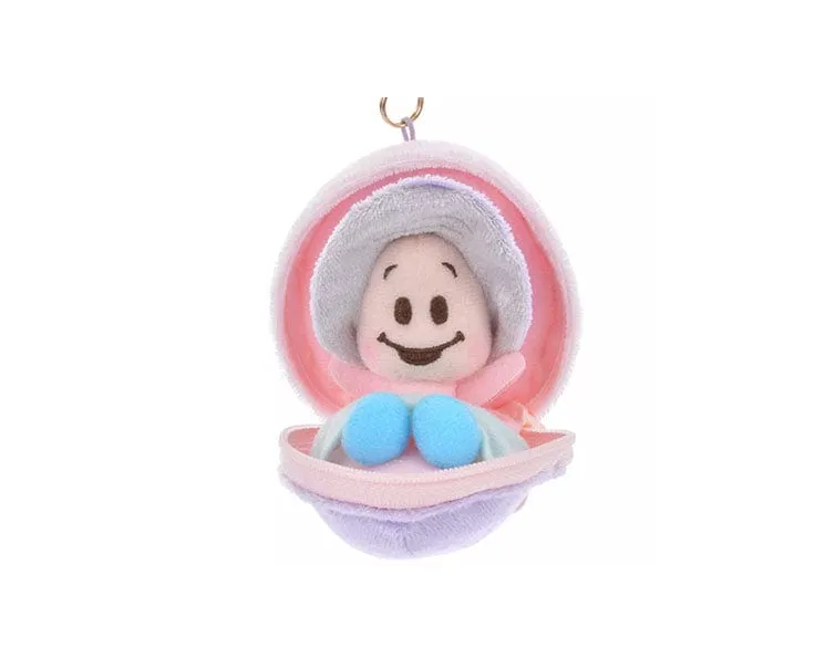 Disney Young Oyster Plush Key Chain Zipper Type