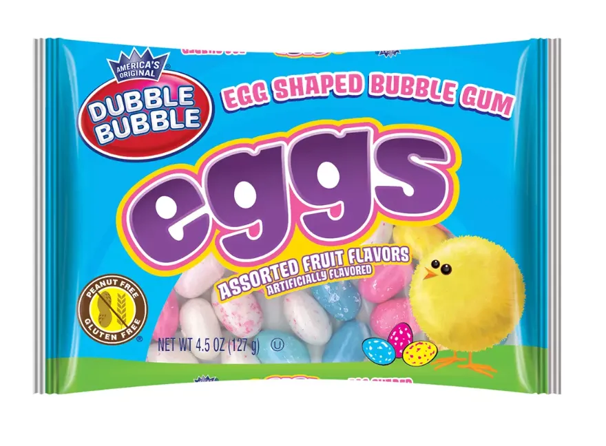 Dubble Bubble Bubble Gum Eggs 4.5oz