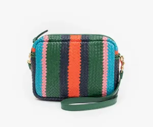 Evergreen Stripe Woven Crossbody