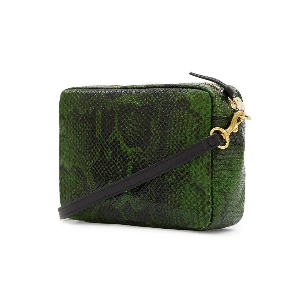 Fern Green Snake Crossbody