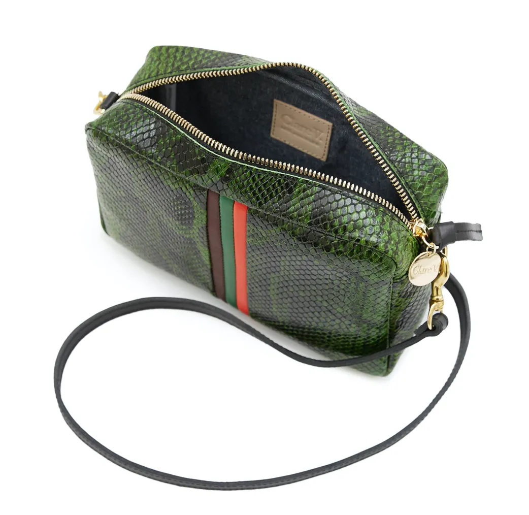 Fern Green Snake Crossbody