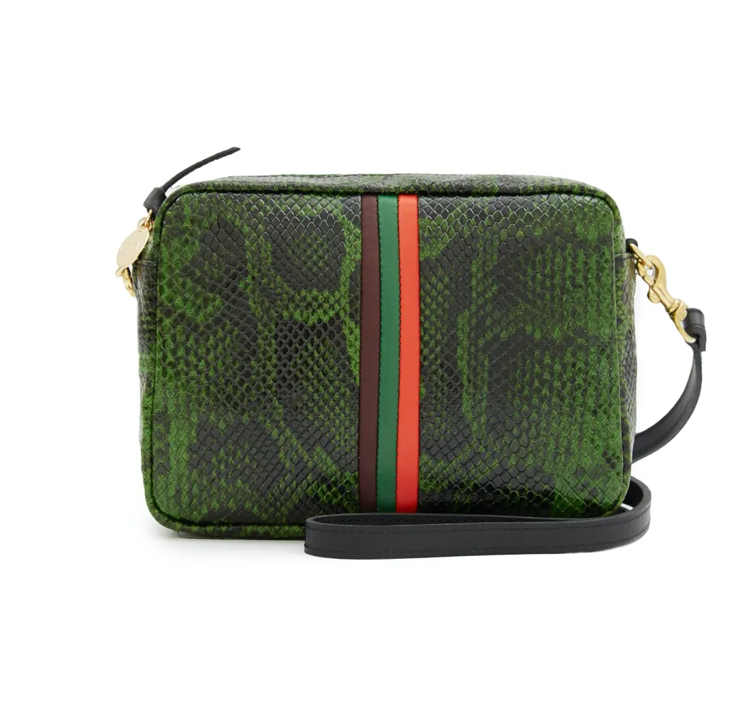 Fern Green Snake Crossbody