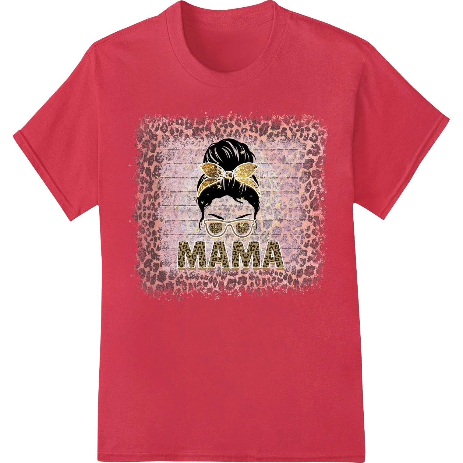 Fierce Leopard Print 'MAMA' - Mother's Day DTF Print