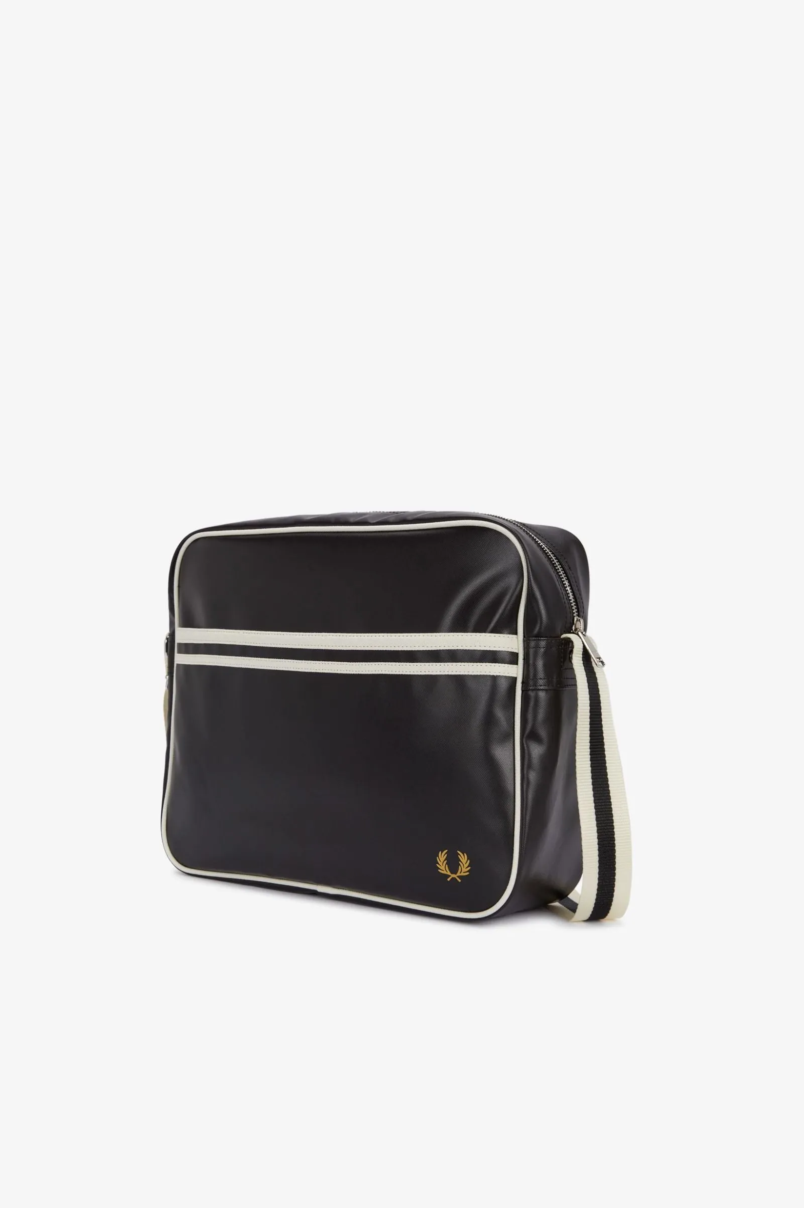 Fred Perry Classic Shoulder Bag Black / Ecru