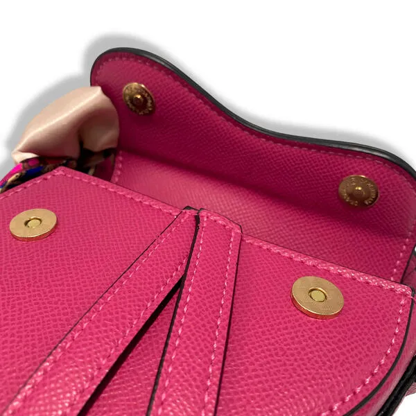 Fuchsia Saddle Purse