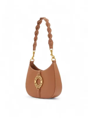 Gold-tone Logo Shoulder Bag