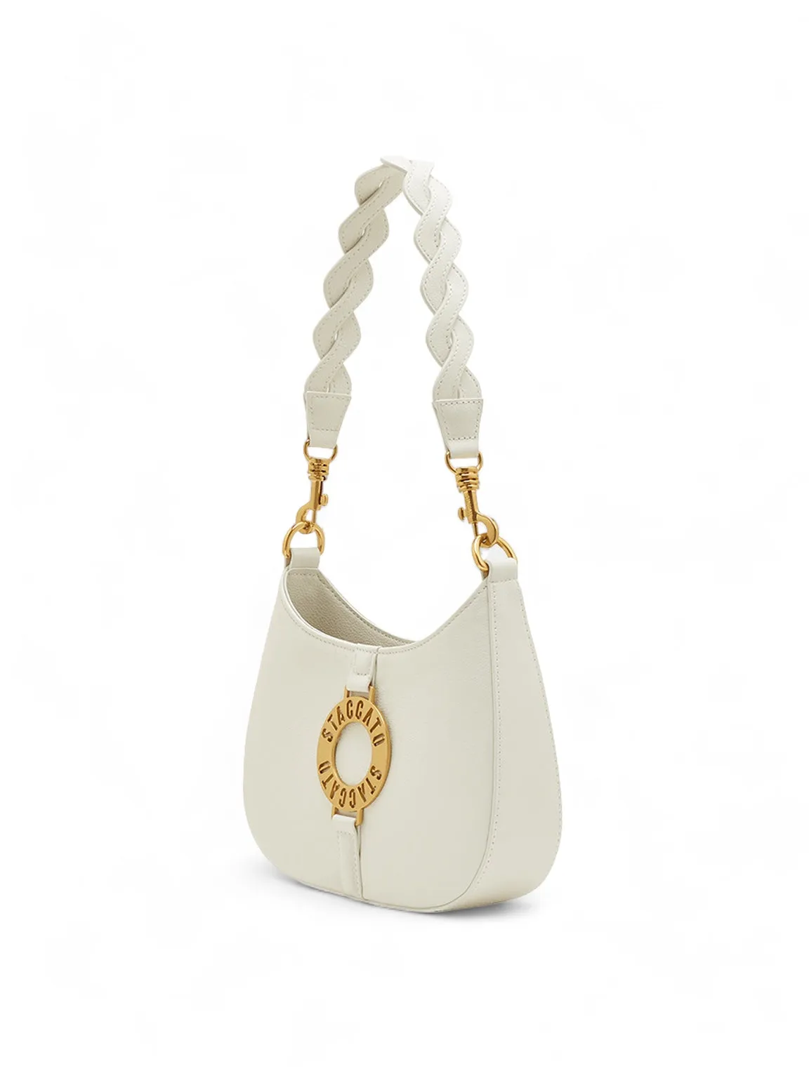 Gold-tone Logo Shoulder Bag