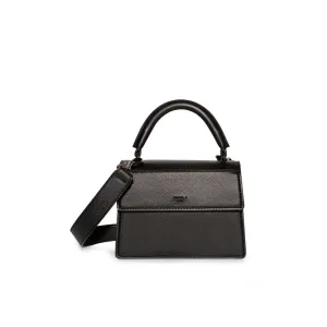 Hamilton Satchel Micro with Signet in Black