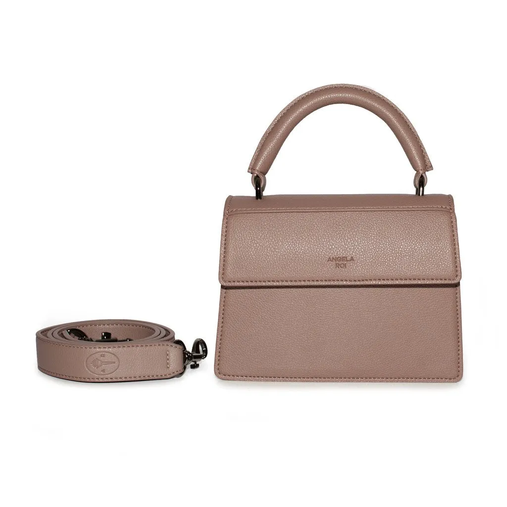 Hamilton Satchel Micro with Signet in Tan Beige