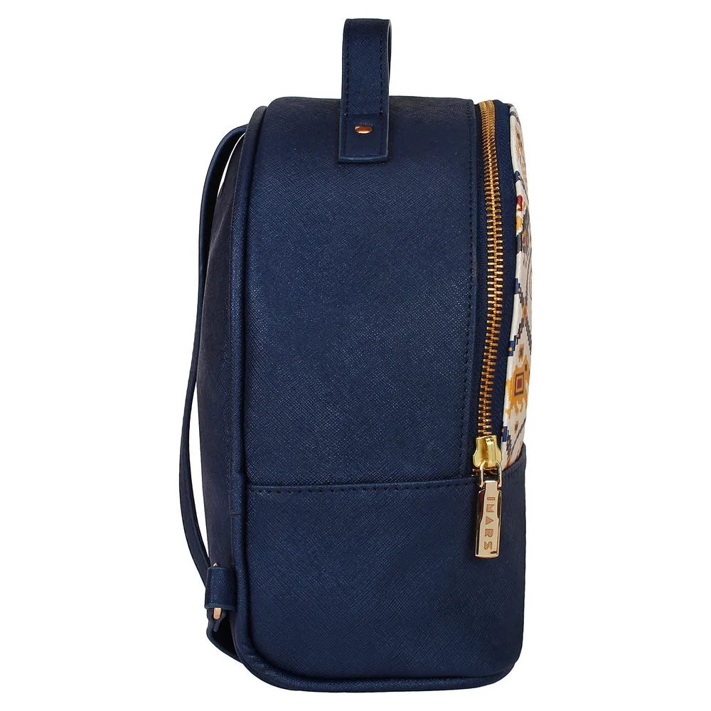 IMARS Stylish Shoulder Bag Blue For Women & Girls (Backpack) Made With Faux Leather