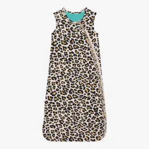 Lana Leopard Tan Sleeveless Ruffled Sleep Bag