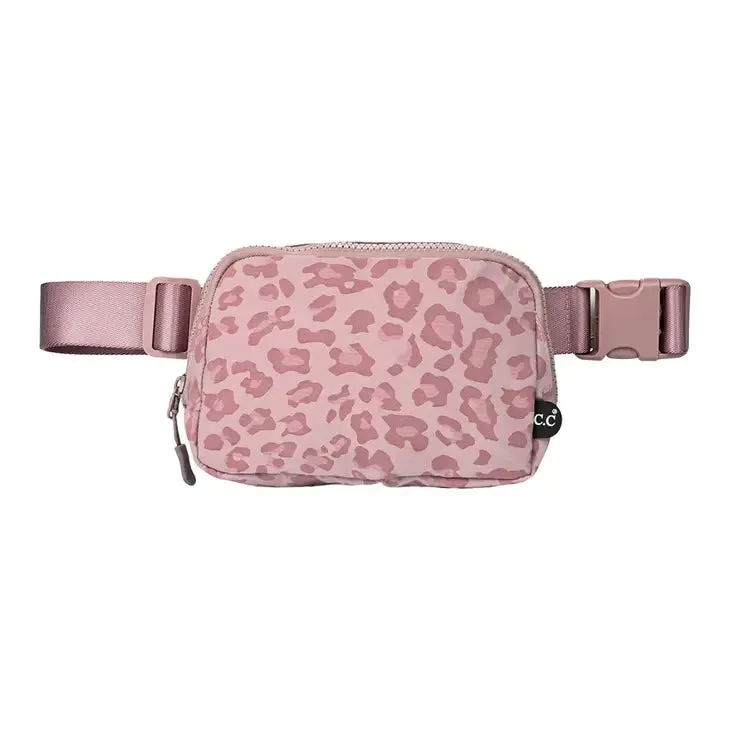 Leopard Pattern Belt Bag