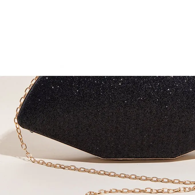 Luxy Moon Shell Shape Rhinestone Evening Bag