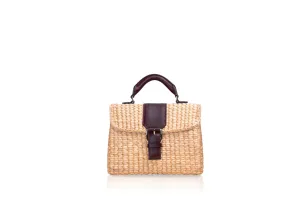 MINI VIPHA WICKER BAG (Maroon)