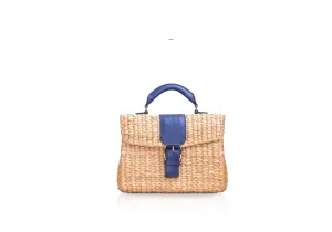 MINI VIPHA WICKER BAG (Navy)