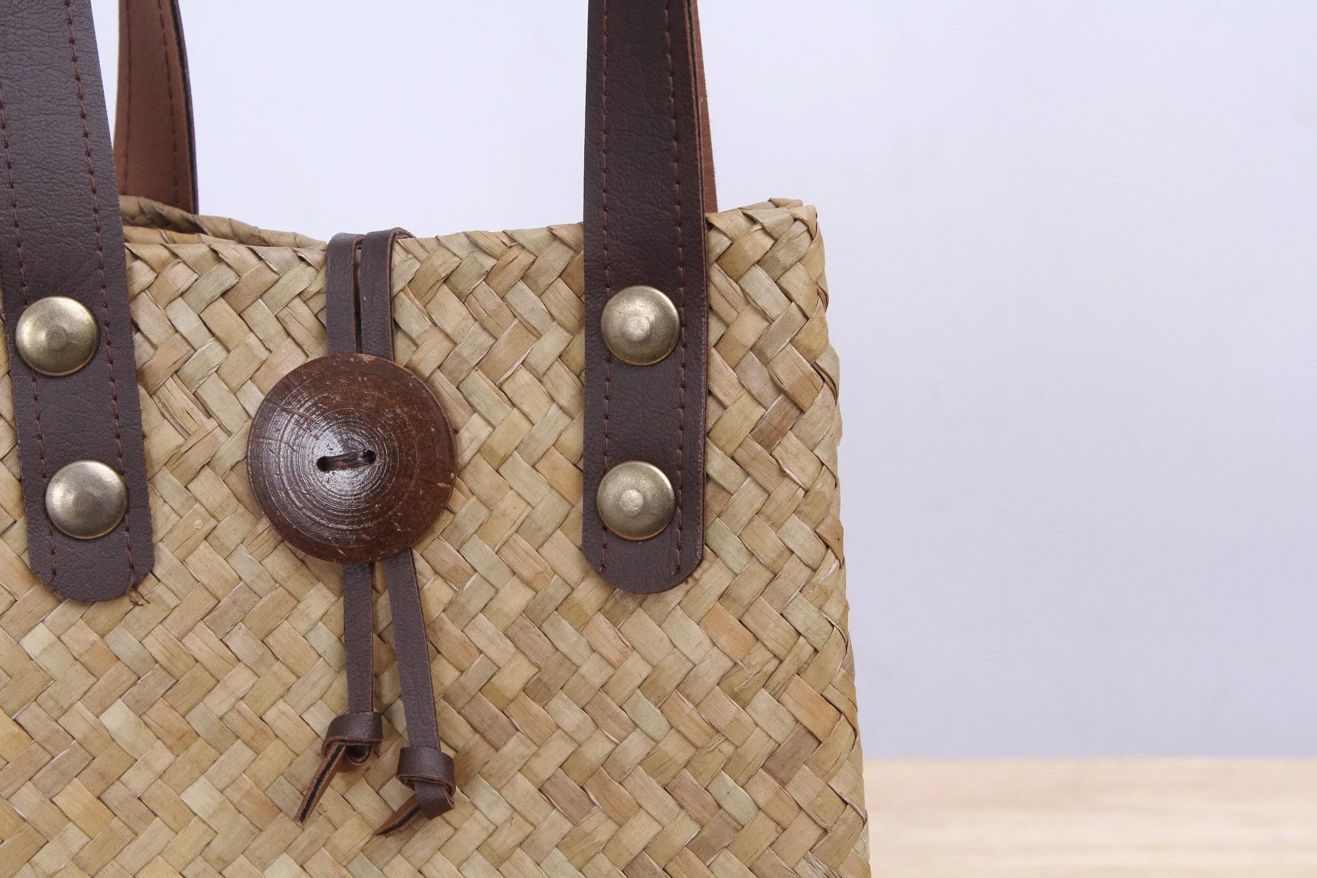 Mini Wicker Tote bag