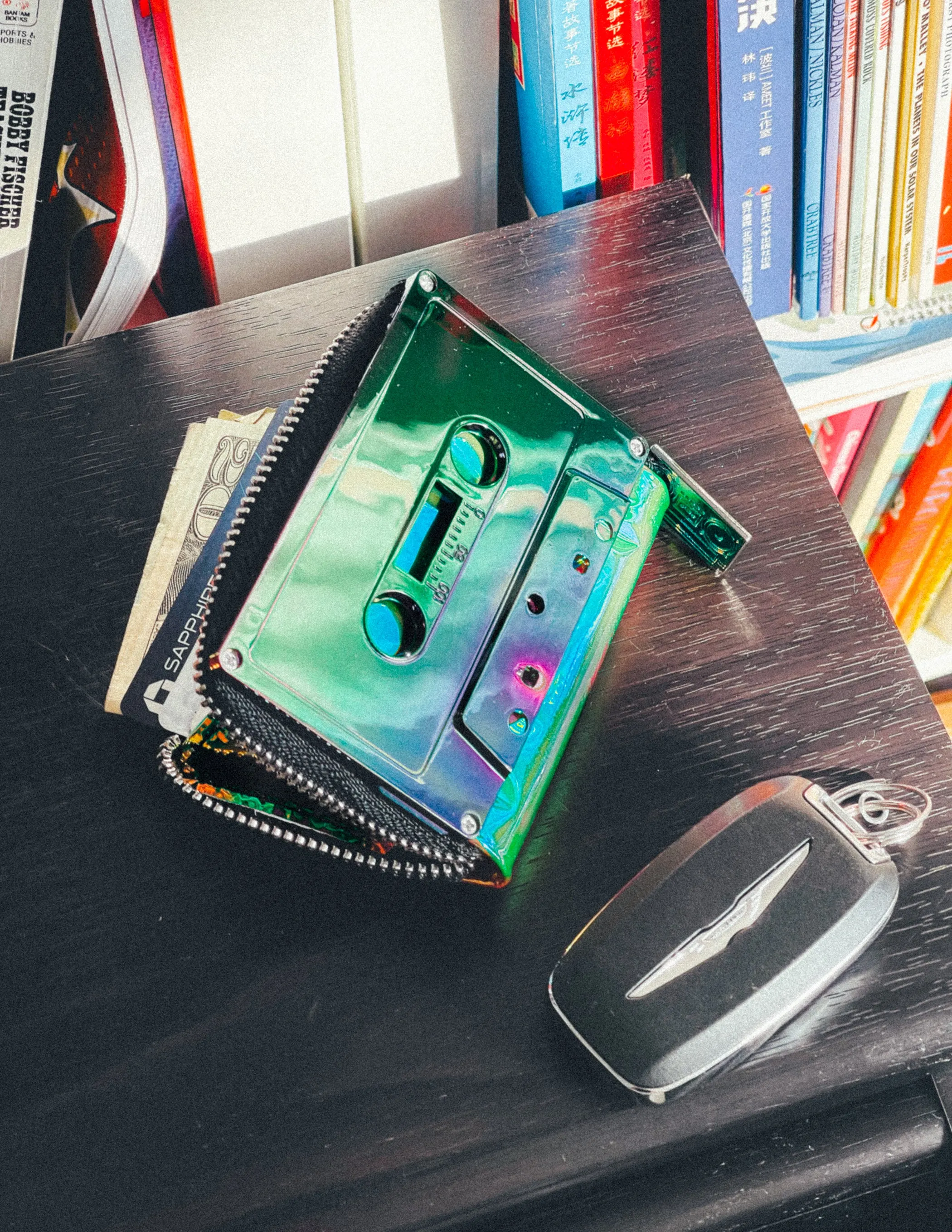 Mixtape Wallet | Electro Green Chrome