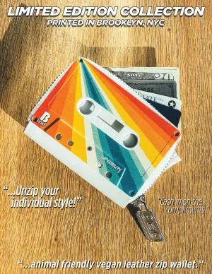 Mixtape Wallet | Retro Rainbow