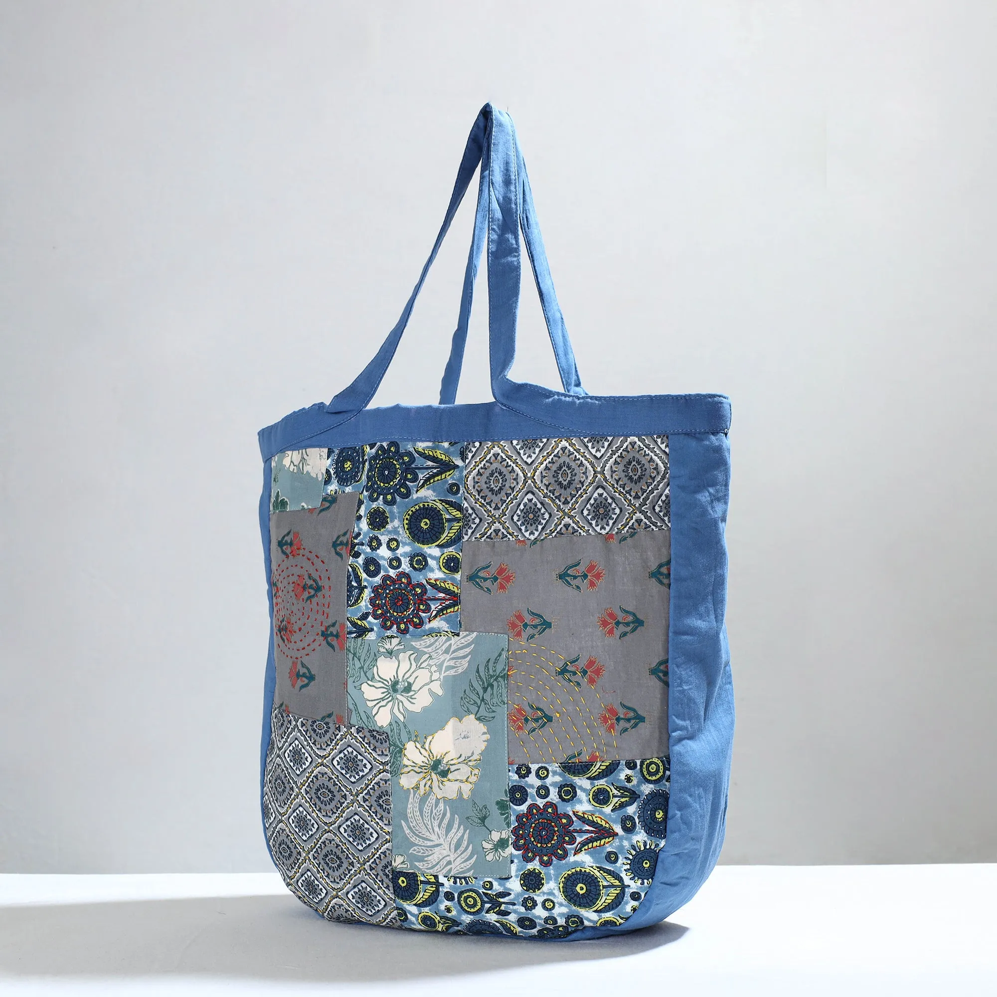 Multicolor - Jugaad patchwork Handmade Tote Bag 02