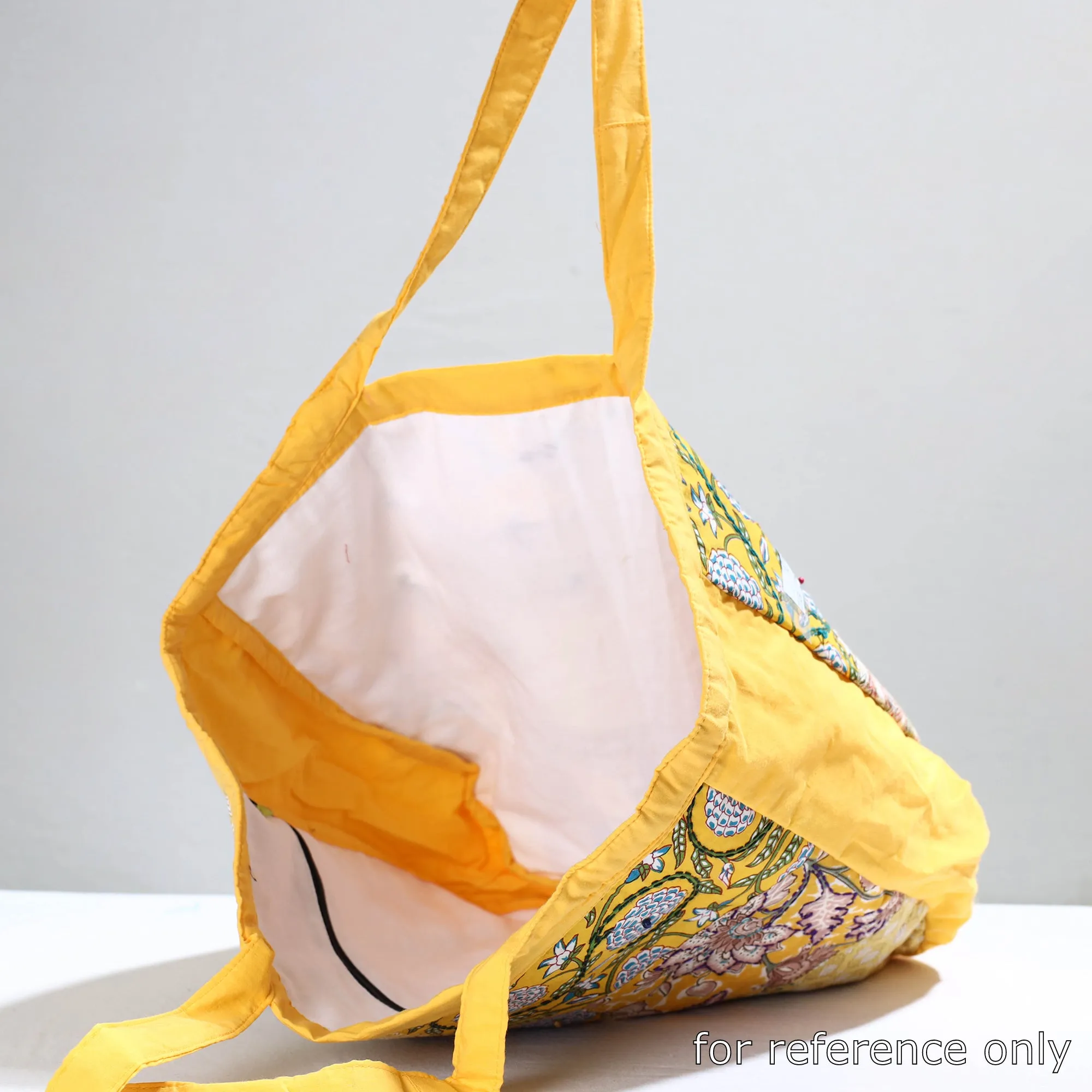 Multicolor - Jugaad patchwork Handmade Tote Bag 02