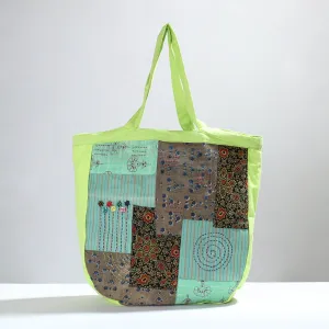 Multicolor - Jugaad patchwork Handmade Tote Bag 04