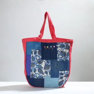 Multicolor - Jugaad patchwork Handmade Tote Bag 14