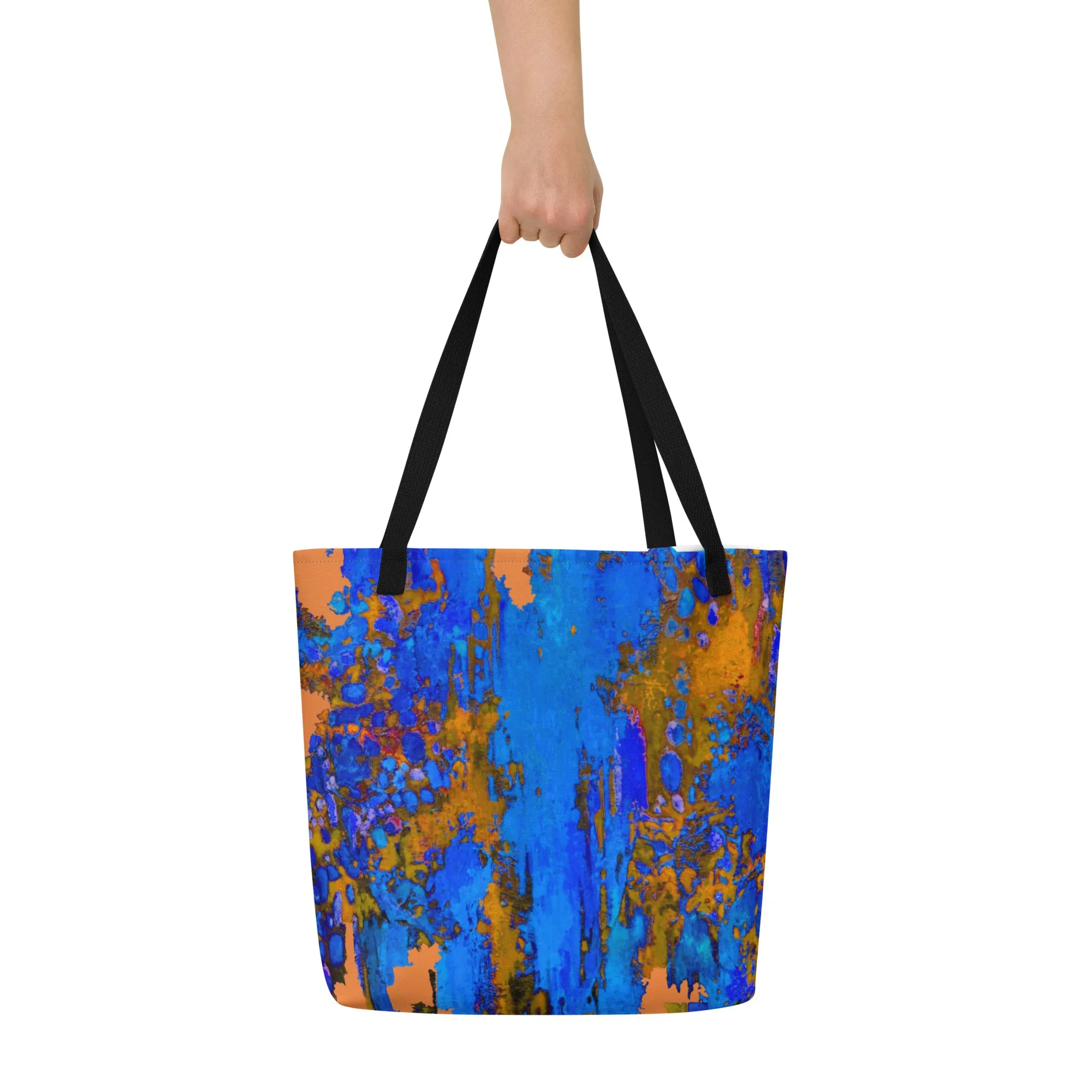 NOCHESTRELLADA.All-Over Print Large Tote Bag