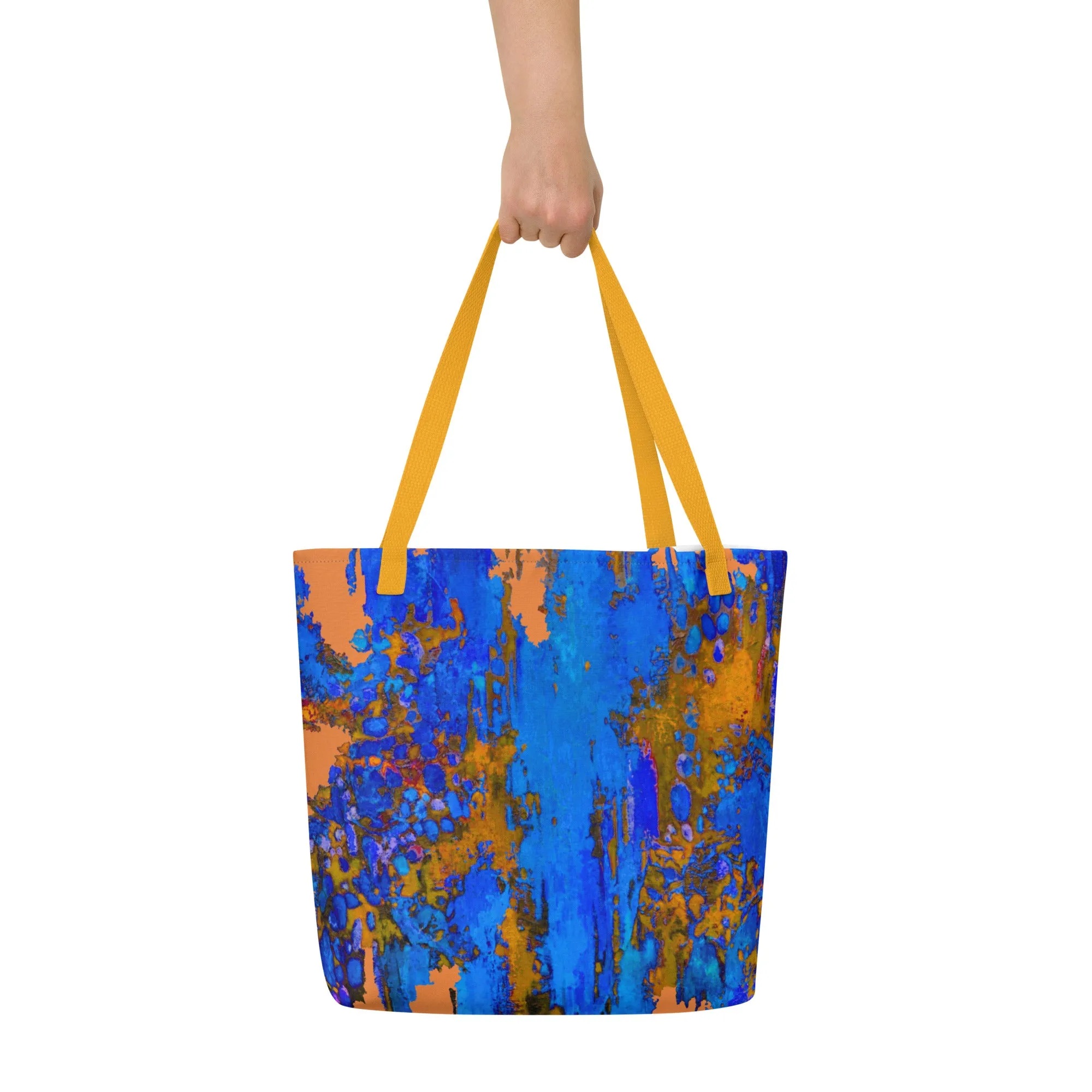 NOCHESTRELLADA.All-Over Print Large Tote Bag