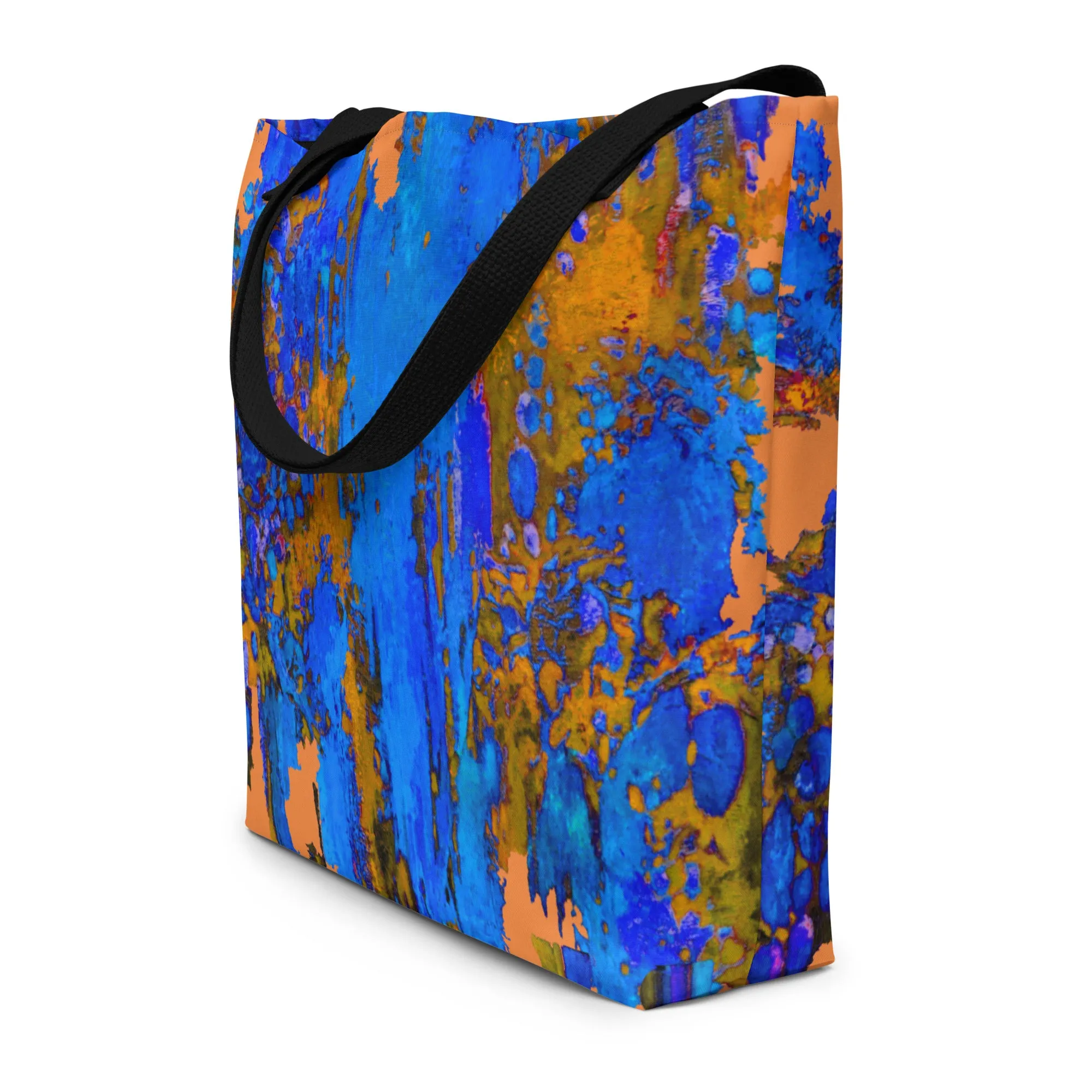 NOCHESTRELLADA.All-Over Print Large Tote Bag