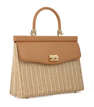 Paris Wicker Bag Sahara