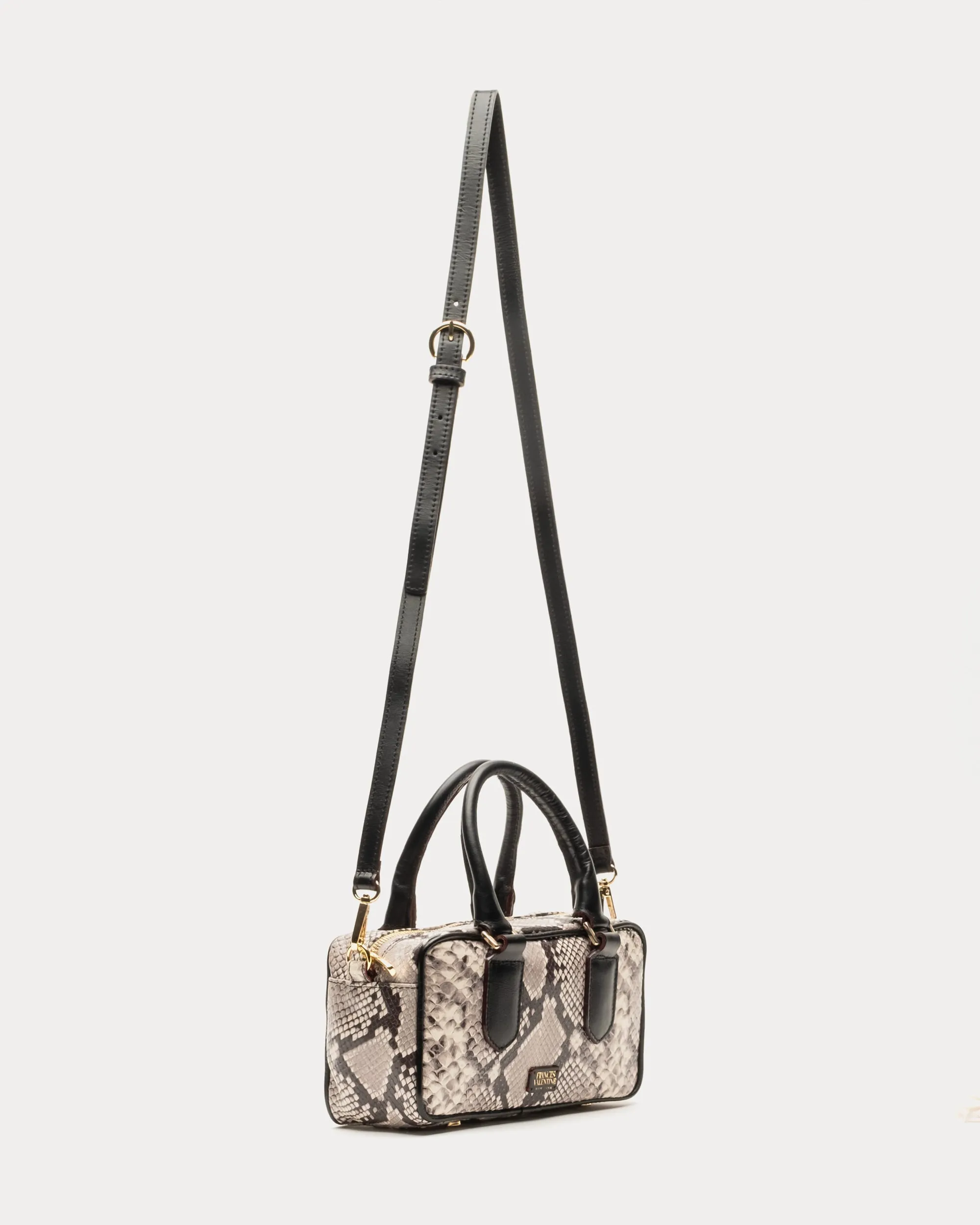 Paulie Snake Print Box Bag