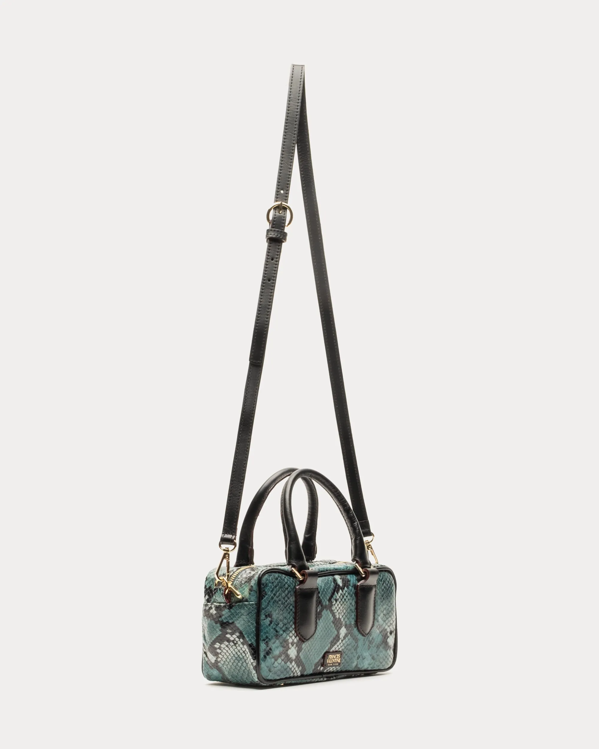 Paulie Snake Print Box Bag