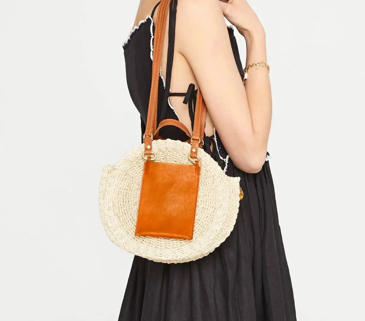 Poche Moyen Alice Woven Bag