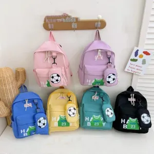 Printed Footbal Theme Mini Backpack.