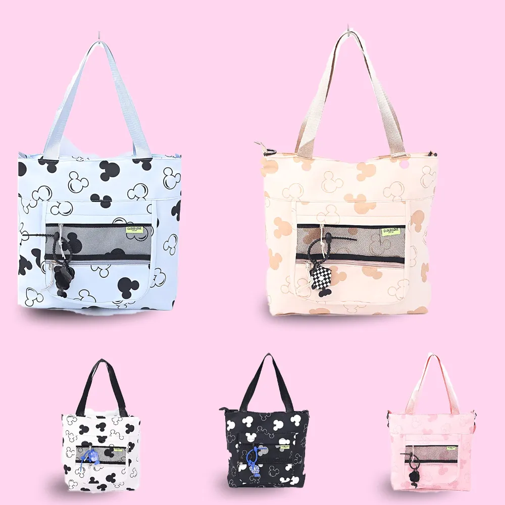 Printed Tote Shoulder Bag.