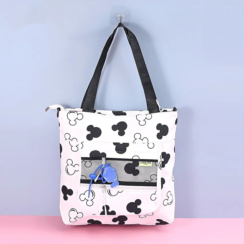 Printed Tote Shoulder Bag.