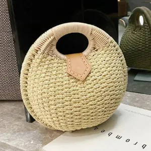 Rattan Bags Wicker Purse | Shell Bag | Straw Beach Bag | Quirky Satchel Bag | Straw Bags