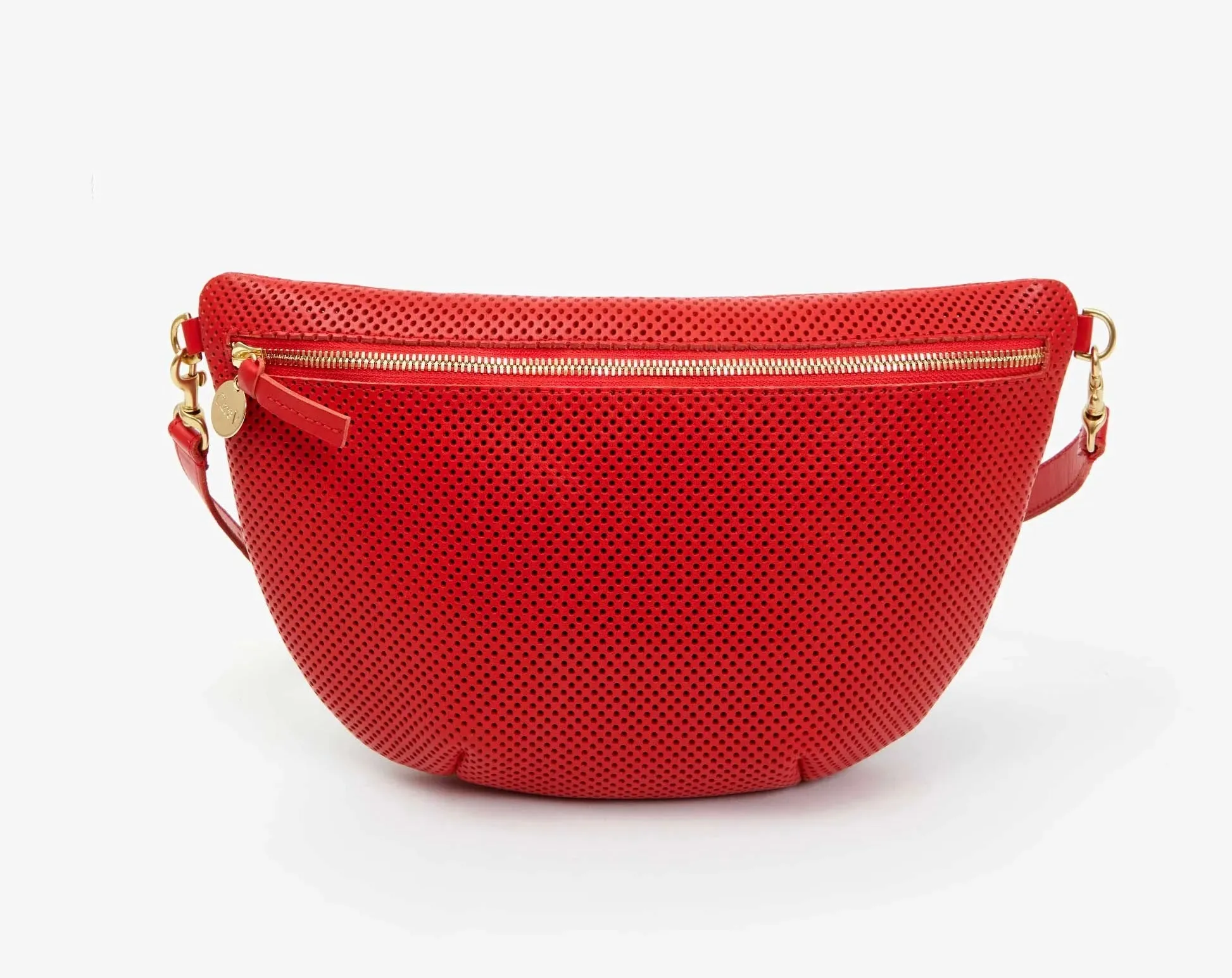 Red Perforated Grande Fanny