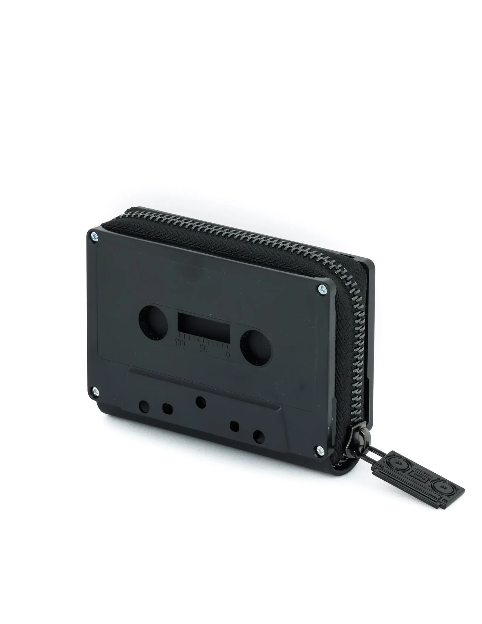 Retro Cassette Wallet | Black Mattte