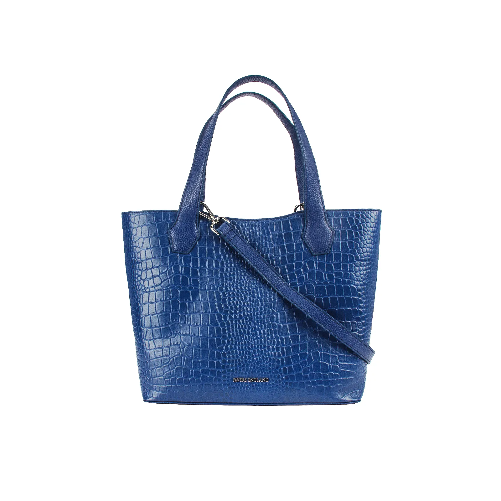 Riko Croc pattern Embossed leather Tote Bag